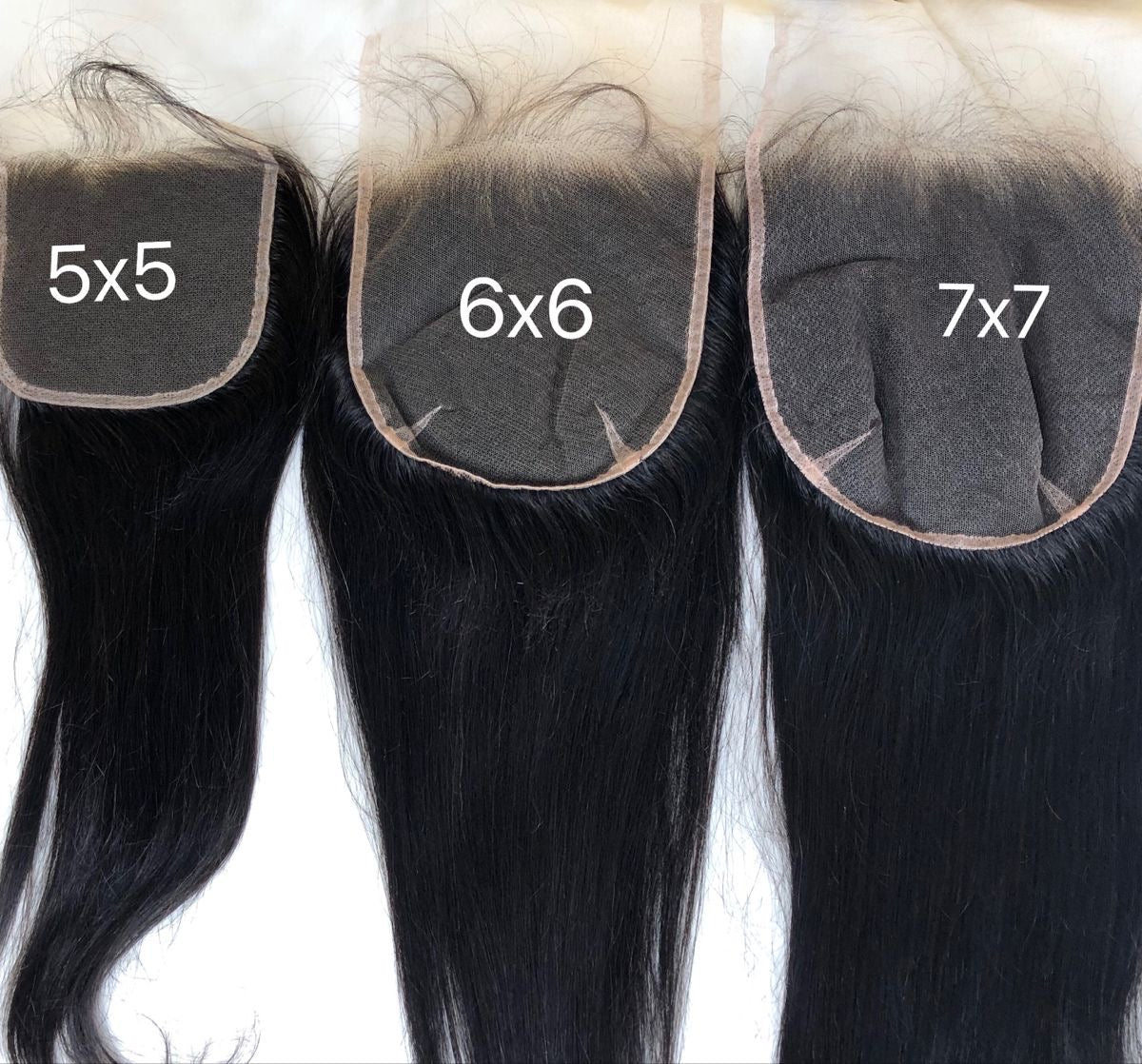 Sleek Straight Transparent Closure